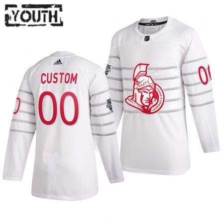 Camisola Ottawa Senators Personalizado Cinza Adidas 2020 NHL All-Star Authentic - Criança